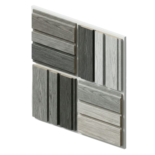 Koka dēļu fasādes apdare