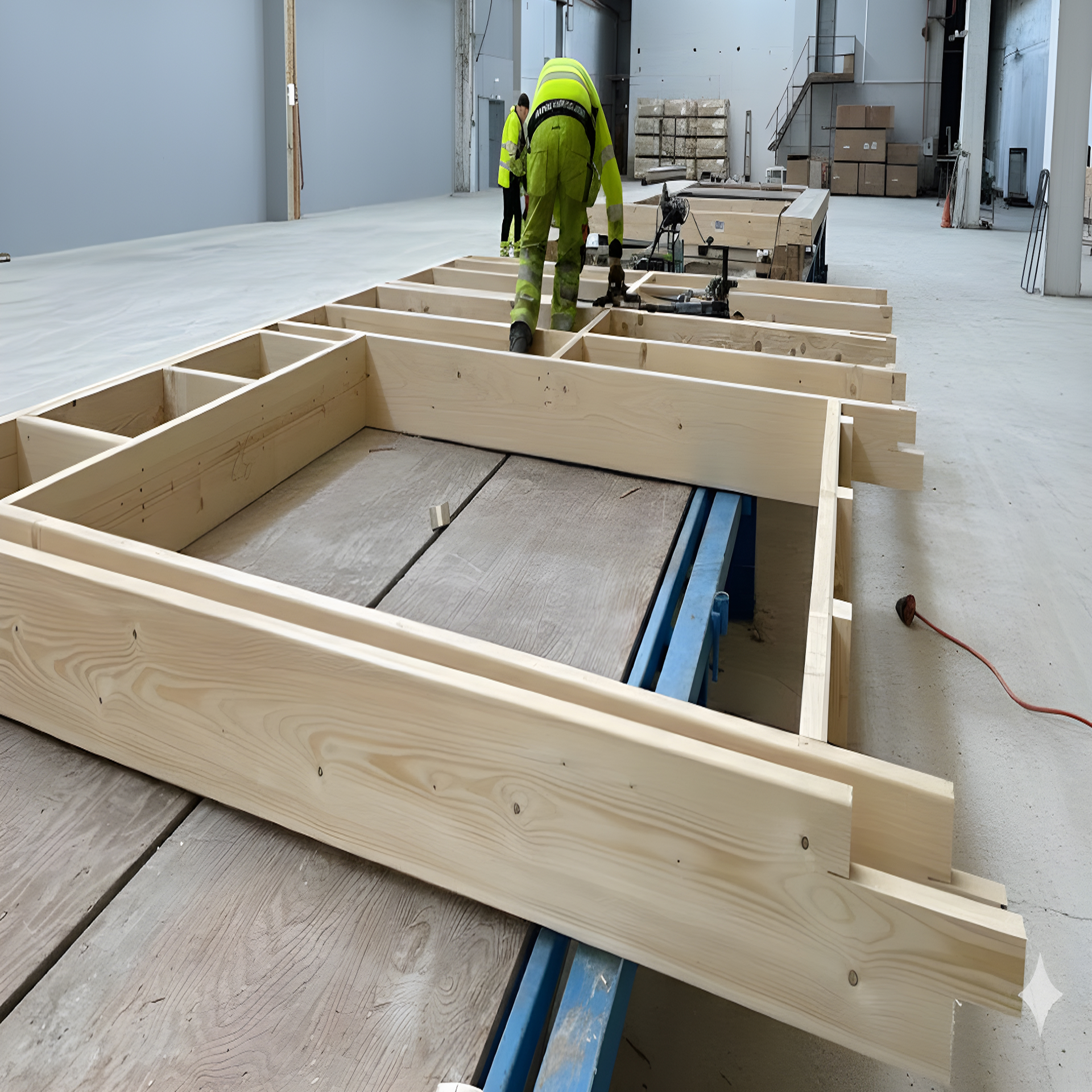 Fasādes paneļu ražošana rūpnīcas apstākļos